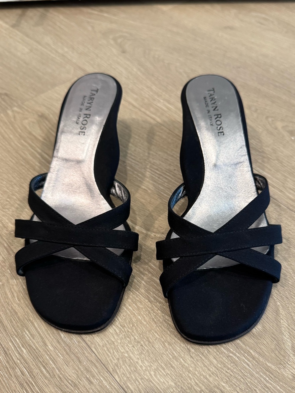 Taryn Rose Black Sandals
